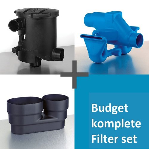 Budget Filtro Set - BPT590 Conjunto de filtro de agua de lluvia, sifón de rebose DUO